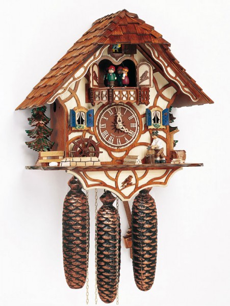 Lumberjack cuckoo clock